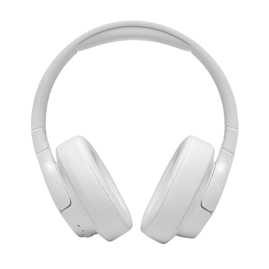JBL Tune 710BT - White - Wireless Over-Ear Headphones - Front
